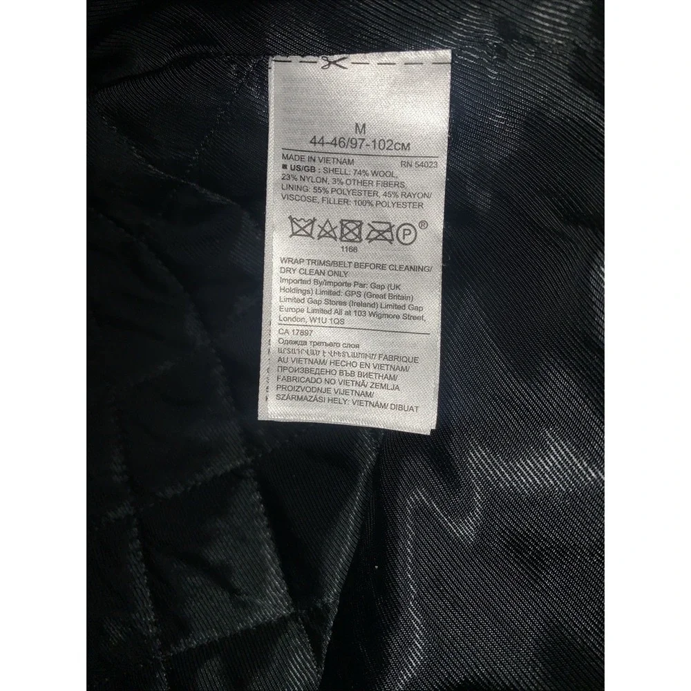 Banana Republic Mario Belluci Hunter Duffle Men's Medium Coat Dark Academia Wool